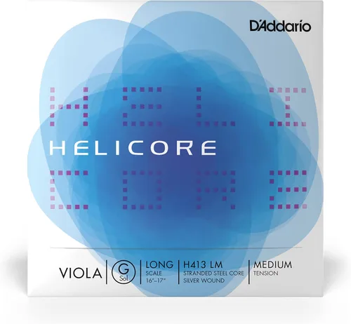 Vista 13 de D'Addario Helicore Viola Single A String, larga escala, tensión media