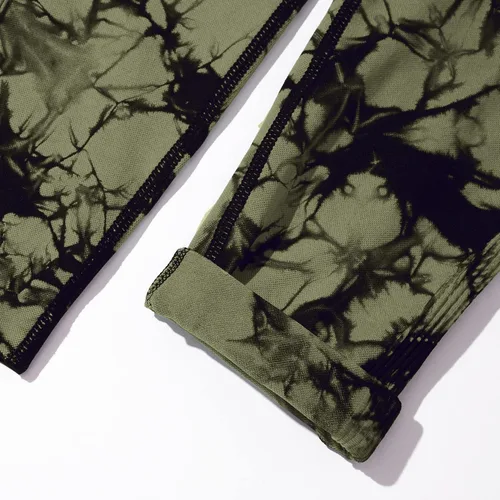 Vista 9 de OMKAGI - Leggings levanta glúteos para mujer, pantalones deportivos de yoga con diseño de tiro alto y sin costuras