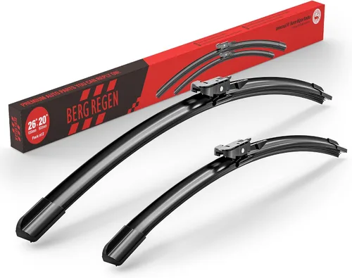 Vista 133 de BERG REGEN Escobillas limpiaparabrisas de 15"+15" con escobilla trasera de 13" - Juego de repuesto automotriz para Jeep Wrangler JK 2008 2009 2010