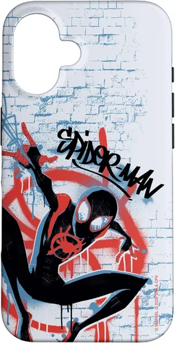 Vista 32 de Marvel Carcasa con graffiti de Spider-Man Into The Spider-Verse para iPhone 17