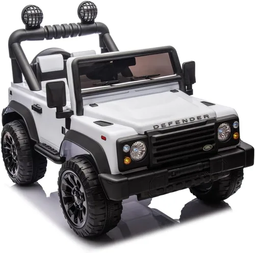 Vista 3 de Licensed Land Rover Defender 24V Kids Ride-On Car, 2WD, Parent Control