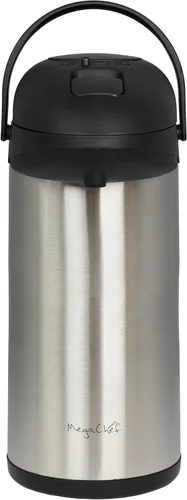 Vista 2 de MegaChef Tapa de bomba de cuerpo de vacío de acero inoxidable de 5 cuartos de galón