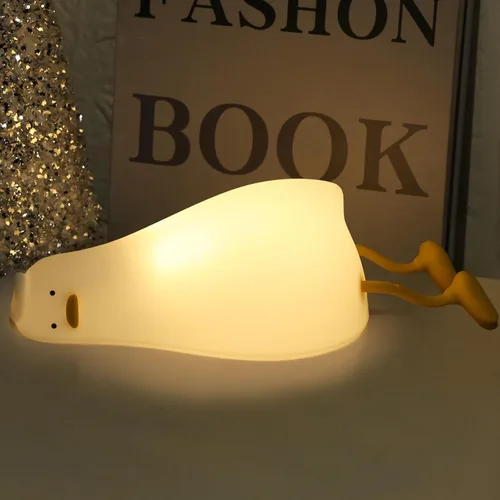 Vista 8 de Luz nocturna de oso para guardería, lámpara de noche de bebé recargable de silicona suave con atenuación de 3 niveles, control táctil, temporizador