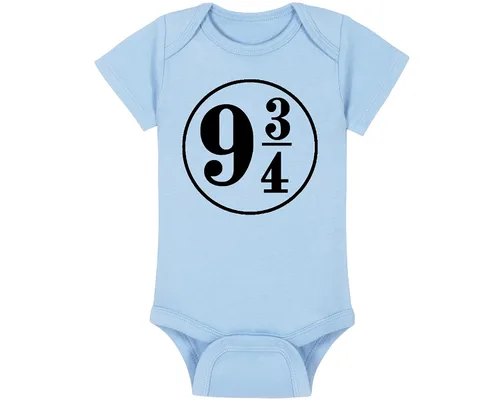 Vista 19 de Sombrero de bebé Wizard - Chosen One (tela negra - diseño dorado)
