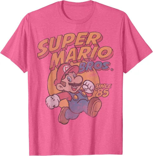 Vista 30 de Super Mario Bros. Desde '85 Camiseta Vintage con Póster' Negro