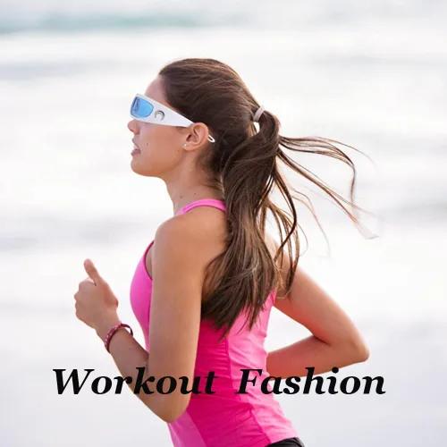 Vista 6 de Pro Acme Wrap Around Oval Sunglasses with Moon Fashion Sports Sunglasses Futuristic UV400 Shades Y2k Trendy