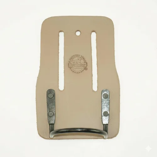 Vista 8 de Graintex Soporte de martillo para cinturón de herramientas, cuero de grano superior de alta calidad, lazo de martillo de acero, se adapta a