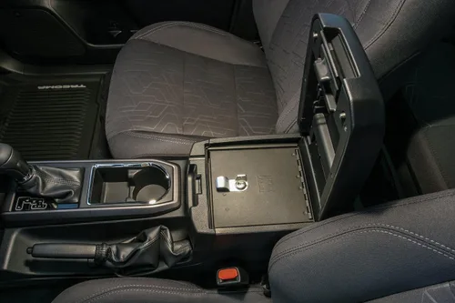Vista 6 de Inserto de seguridad para consola de Toyota Tacoma 2016