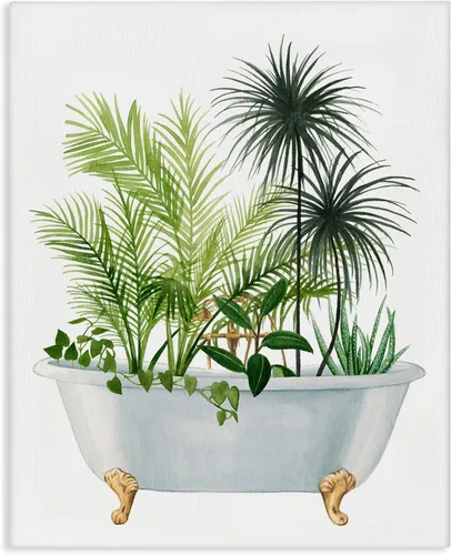 Vista 8 de Stupell Industries Grace Popp - Arte de pared de madera con hojas de plantas mixtas