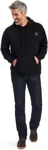 Vista 3 de ARIAT - Sudadera con capucha para hombre Negro