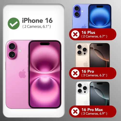 Vista 8 de GONEZ Funda magnética para iPhone 16, [compatible con MagSafe] forro de microfibra antiarañazos y protector de pantalla, control de cámara de Verde