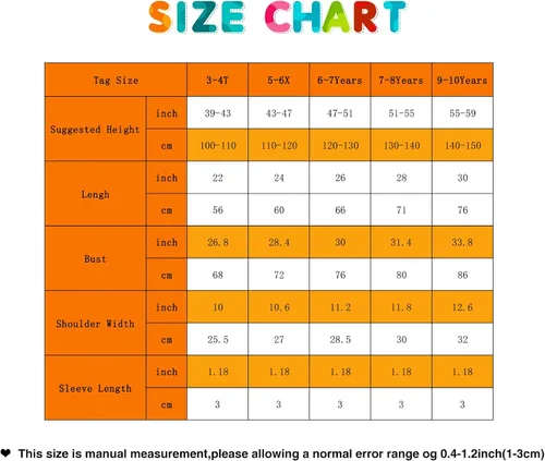 Vista 4 de BANGSAUR Vestido de verano para niña, paquete de 2 camisetas de algodón, 3-12 años