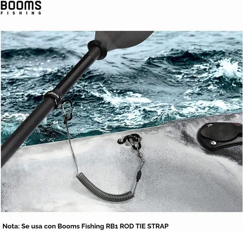 Vista 3 de Booms Fishing T02 - Correa de caña de pescar, correa de remo para kayak, accesorios de pesca para tabla de remo, cordón de pesca resistente