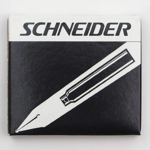 Vista 5 de Schneider Cartucho de Tinta, Formato Estándar, Cierre de Bola, Recambio para Plumas Estilográficas y Bolígrafos de Cartucho, Tinta Negra, Caja de 6