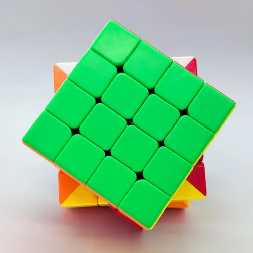Vista 4 de Willking Moyu Meilong - Cubo de velocidad 4x4, rompecabezas sin calcomanías, cubo mágico 4x4x4