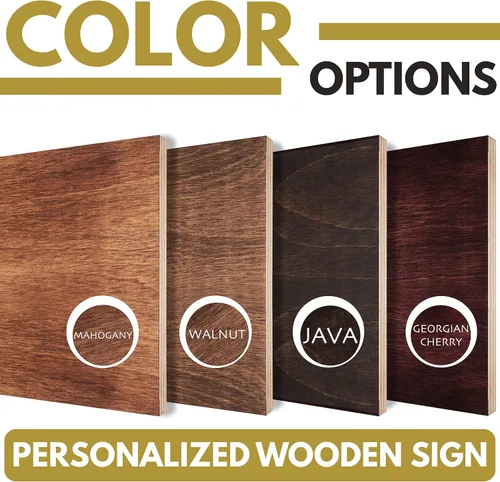 Vista 2 de Regalos para mamá, letrero personalizado con nombres de niños 4 colores de madera, 2 tamaños opcionales Regalos personalizados para el día