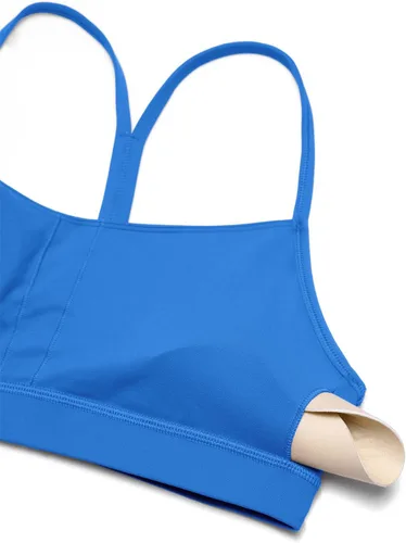 Vista 4 de CRZ YOGA Butterluxe - Brasier deportivo con espalda en Y para mujer, con espalda cruzada, de bajo impacto, tirantes delgados, para entrenamiento