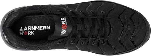 Vista 6 de LARNMERN Air Cushion Steel Toe Shoes for Men Wide Women Lightweight Breathable Work Safety Sneakers Puncture Proof Slip Resistant Tennis Shoe