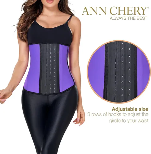 Vista 3 de Ann Chery Entrenador de cintura corsé para pérdida de peso de mujer - Cincher de cintura colombiano - moldeador de cuerpo de látex - Loción incluida
