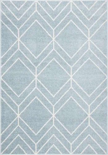 Vista 61 de SAFAVIEH Adirondack Collection - Alfombra decorativa, 2 x 3 pies, color negro y marfil, diseño geométrico moderno, no desprende pelusa y de fácil