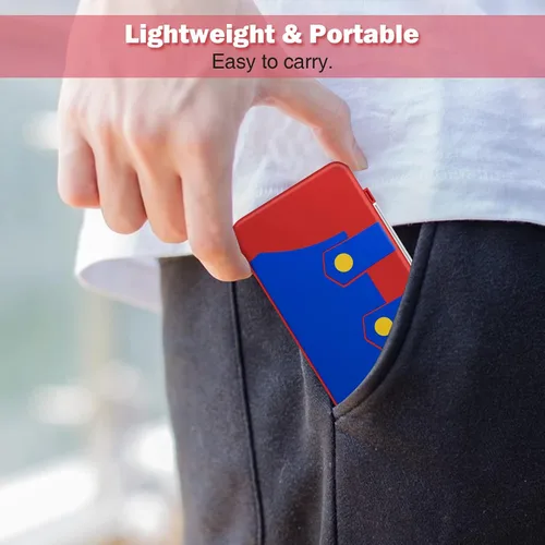 Vista 6 de KENOBEE Funda para tarjetas de juego para Nintendo Switch & Switch modelo OLED, bonita funda de almacenamiento de juegos Switch con 48