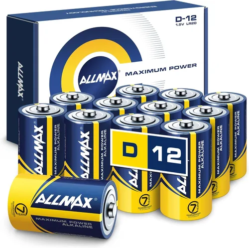 Vista 11 de Allmax C - Pilas alcalinas de máxima potencia (6 unidades) – Diseño de larga duración, a prueba de fugas, 7 años de vida útil, máximo rendimiento