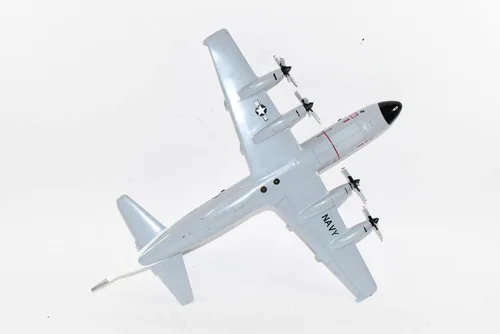Vista 7 de Lockheed Martin® P-3B Orion, Gansos azules VP-22, modelo a escala de caoba