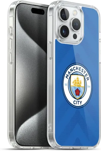 Vista 143 de Head Case Designs Funda de gel con licencia oficial del Manchester City Man City FC Away 2022/23 [protección de grado militar] compatible con Apple
