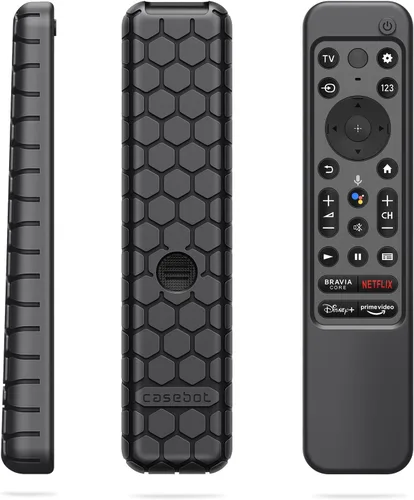 Vista 8 de Fintie Funda protectora para Sony RMF-TX920U RMF-TX910U RMF-TX900U RMF-TX810U RMF-TX800U Control remoto por voz 2025 2024 2023 2022, peine miel Negro