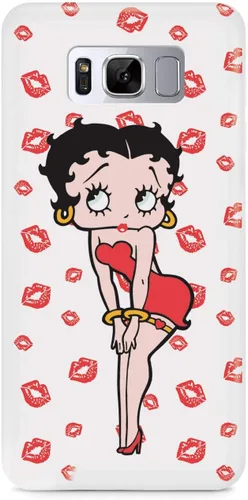 Vista 17 de Inspired Cases - Compatible con iPhone Xs Max - Funda protectora con textura 3D para Apple iPhone Xs Max - Classic Betty Boop