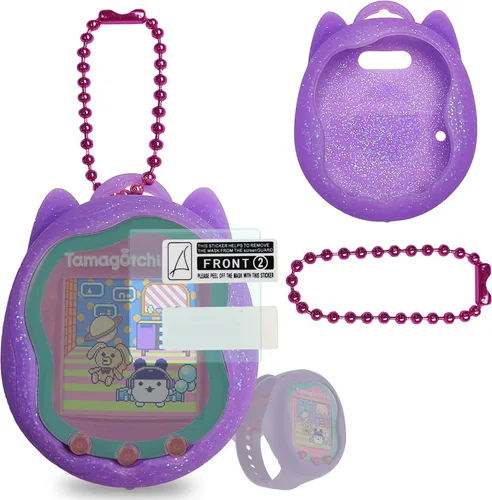 Vista 9 de JCHPINE Funda de silicona de repuesto para Tamagotchi Uni, protector de pantalla para accesorios para mascotas Tamagotchi Uni Band