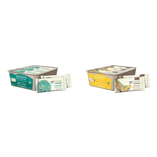 Vista 3 de GoMacro Kids MacroBar - Barras veganas orgánicas – Taza de mantequilla de maní y rollo de canela (barras de 0.90 onzas, 7 unidades) (paquete de 2)