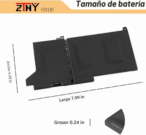 Vista 7 de Reemplazo de batería DJ1J0 de 42 Wh para Dell Latitude 12 7280 7290 E7280