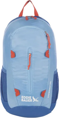 Vista 40 de Eddie Bauer Stowaway Mochila Empacable Viaje Exterior Ligera Plegable Duradera Poliéster Ripstop 30L - Cereza Negra