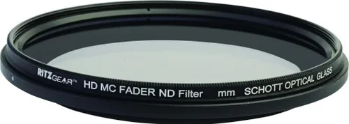 Vista 2 de Ritz Gear™ Filtro ND MC Fader Premium de 2.835 in con vidrio óptico Schott