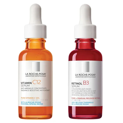 Vista 15 de La Roche-Posay Suero puro de Vitamina C al 12% para cara con ácido hialurónico y ácido salicílico, suero facial hidratante, aumenta la luminosidad
