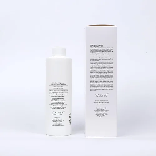 Vista 6 de OxygenCeuticals Lavado espumoso purificante – pH 5.0 limpiador de gel bajo en ácido, lavado facial suave y refrescante con extractos botánicos