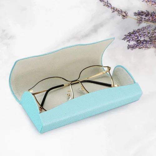 Vista 5 de LifeArt Caso duro de la lente de la cáscara, caso de gafas de sol portátil, caso de moda de la lente del cuero de la PU, ligero