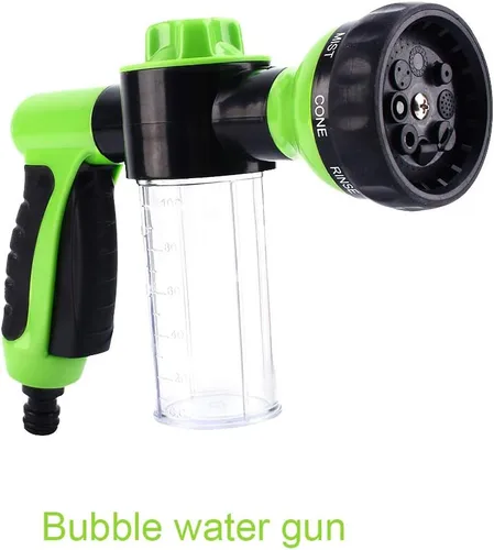 Vista 5 de Para manguera dispensador de champú verde Gorgeri Car Foam Cannon Hose Sprayer Car Wash Foam Sprayer Dispenser Wash Foam Spray Dispenser Wash Gun 8