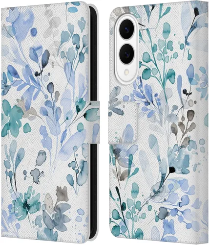 Vista 45 de Head Case Designs Officially Licensed Ninola Beige Wild Grasses Leather Wallet Case Compatible with Samsung Galaxy A07 4G