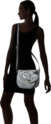 Vista 6 de Anna by Anuschka Hand Painted Leather Women's Flap Crossbody