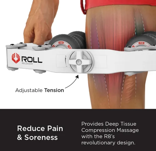 Vista 2 de ROLL Recovery R8 Plus (Alpine White) - Rodillo de masaje de tejido profundo