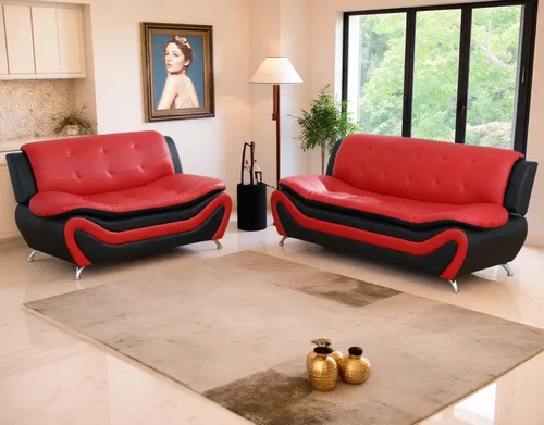 Vista 28 de Sofás de cuero, juego de sofás de sala, sofá para dormitorio, apartamento, juegos de muebles de sala de estar de cuero