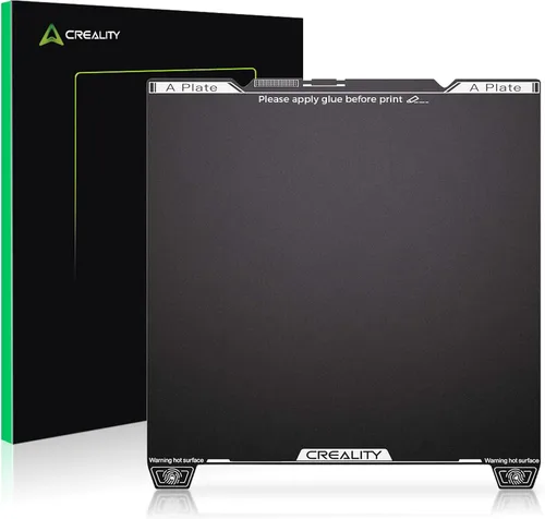 Vista 19 de Creality K1 SE Placa de construcción de resina epoxi, cama Ender 3 V3 SE de 235 x 235 mm, placa de cama de acero de resorte texturizado