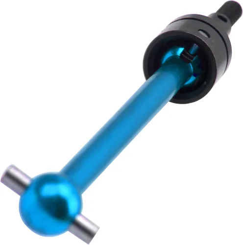 Vista 4 de 4 piezas de aluminio CVD de Vgoohobby Junta de eje de transmisión CVD compatible con Tamiya TT02B TT-02B DT02 DT03 DF02 1/10 RC Car (azul)