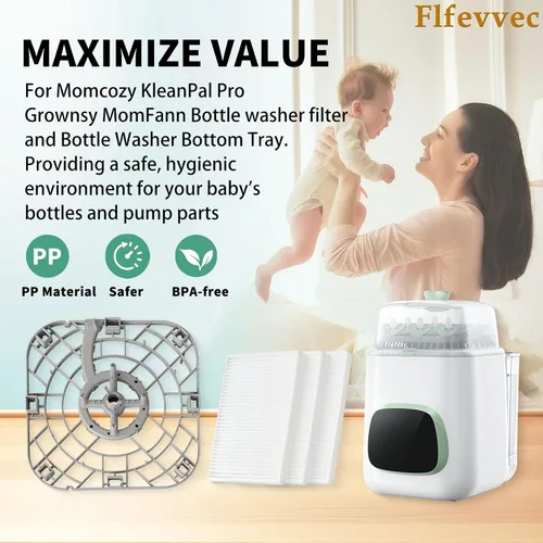 Vista 2 de Bandeja inferior para lavadora de botellas MomCozy KleanPal Pro Grownsy