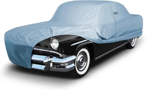 Vista 43 de iCarCover Funda de automóvil a medida para Lincoln Capri (1952-1957), impermeable, para todo tipo de clima, lluvia, nieve, protección solar UV Rayas