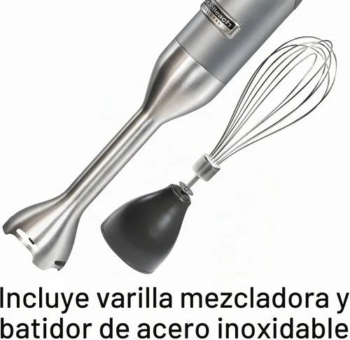 Vista 7 de Hamilton Beach Professional Batidora eléctrica de inmersión manual con velocidad variable + pantalla LED, 300 vatios de potencia máxima, batidor