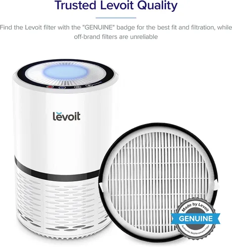Vista 6 de LEVOIT Core 400S Filtro de repuesto para purificador de aire, 1 paquete, filtro de repuesto para purificador de aire blanco y LV-H132, prefiltro