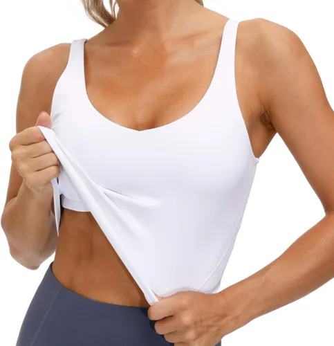 Vista 5 de THE GYM PEOPLE - Sostén deportivo para mujer, sin varillas, acolchado con soporte medio